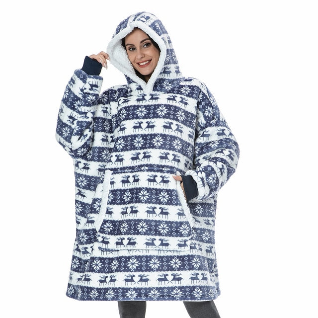 Comfortabele en warme hoodie deken voor knusse avonden thuis. Een must-have.