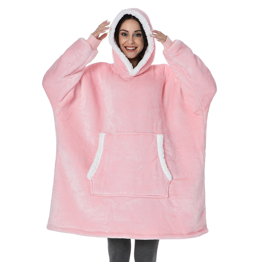 Warme en knusse hoodie deken, geschikt voor mannen en vrouwen. Ultiem comfort.