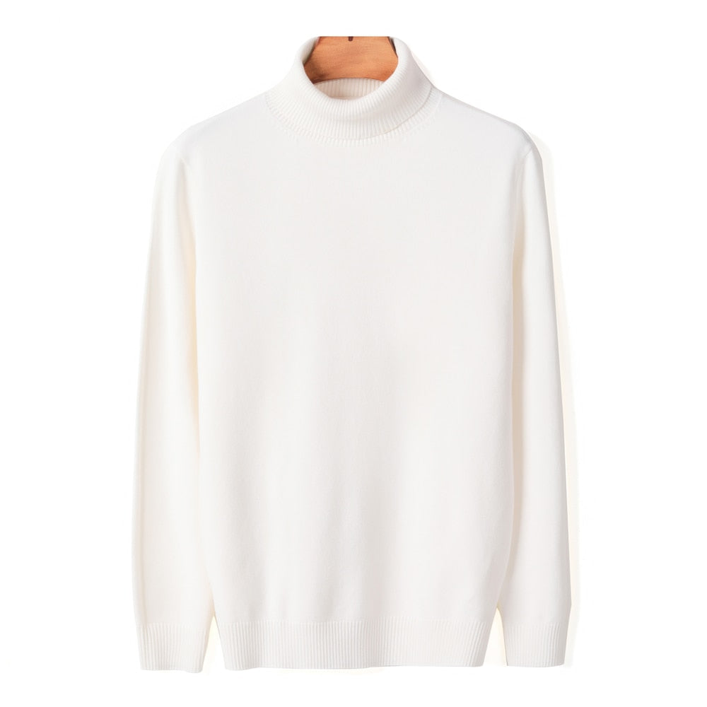 Essentiële heren coltrui, zachte bovenkleding voor een comfortabele dag. Hoogwaardige kwaliteit.