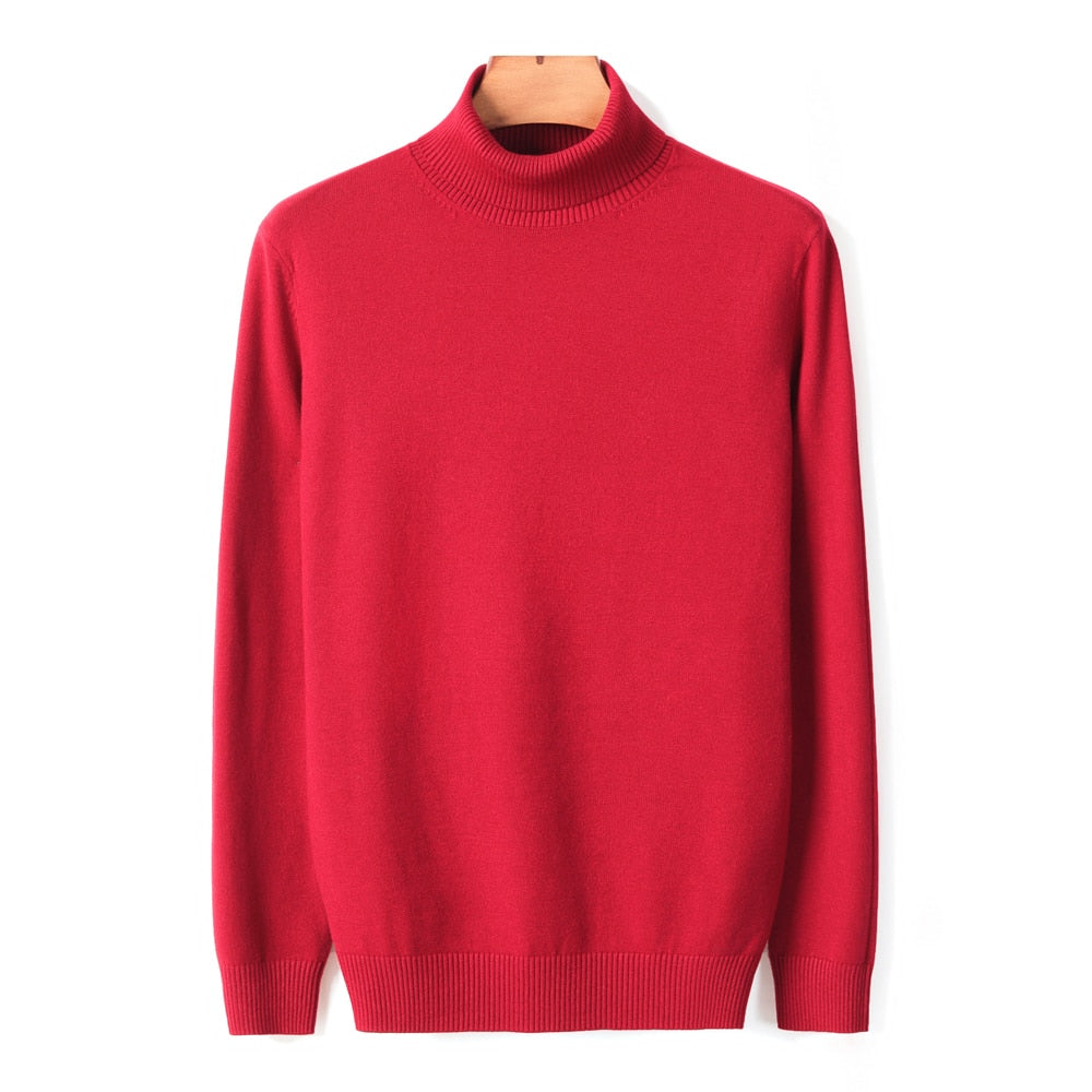 Grijze heren coltrui, casual en stijlvol, perfect voor herfstmode. Een tijdloze klassieker.