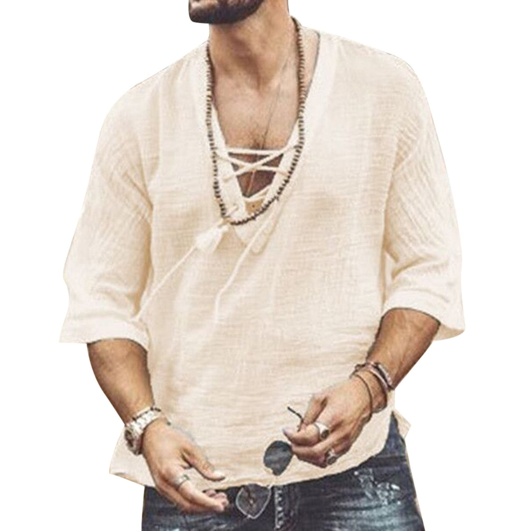 Stijlvolle herenblouse voor de zomer, luchtig en comfortabel. Perfecte casual mode voor mannen.