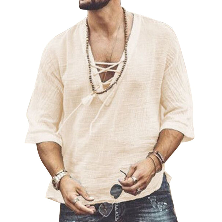 Stijlvolle herenblouse voor de zomer, luchtig en comfortabel. Perfecte casual mode voor mannen.