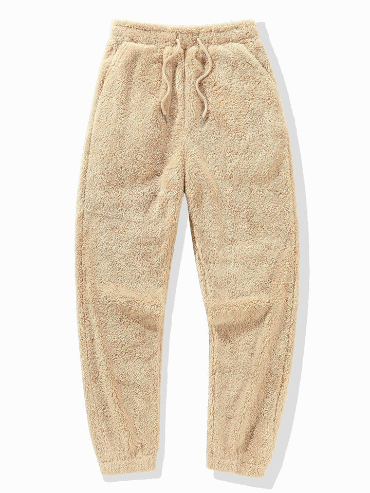 Zachte pluche hoodie uit de unisex loungeset voor herfst en winter