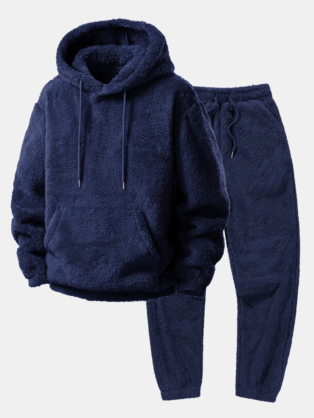 Ontspannen loungewear set met warme hoodie en comfortabele broek