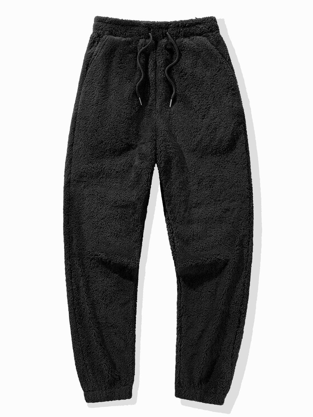 Casual pluche jogger met elastische tailleband uit de loungewear collectie
