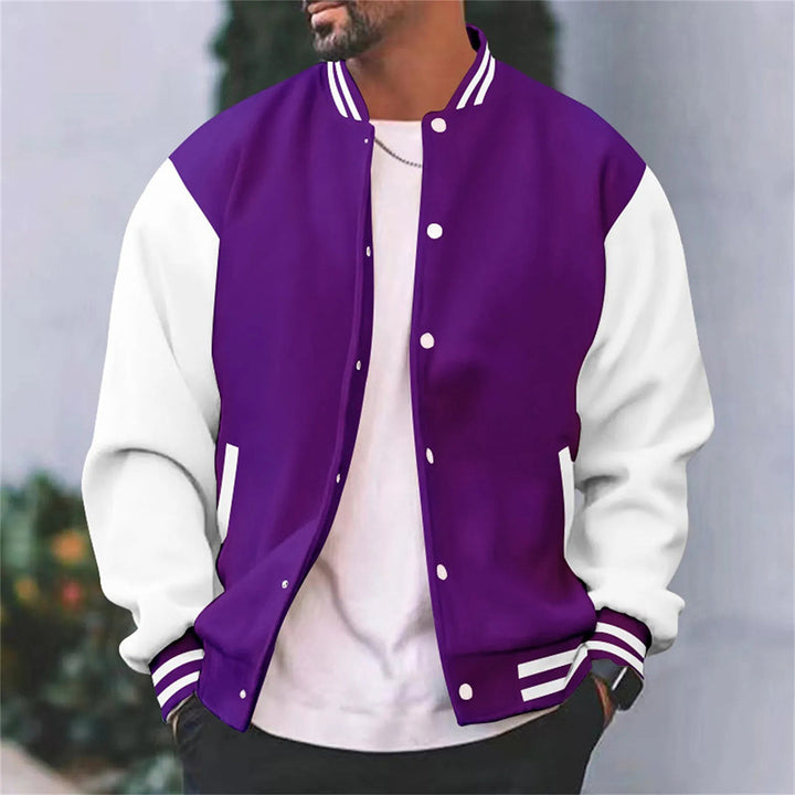 Stijlvol heren baseballjack in regular fit voor een sportieve look in het tussenseizoen