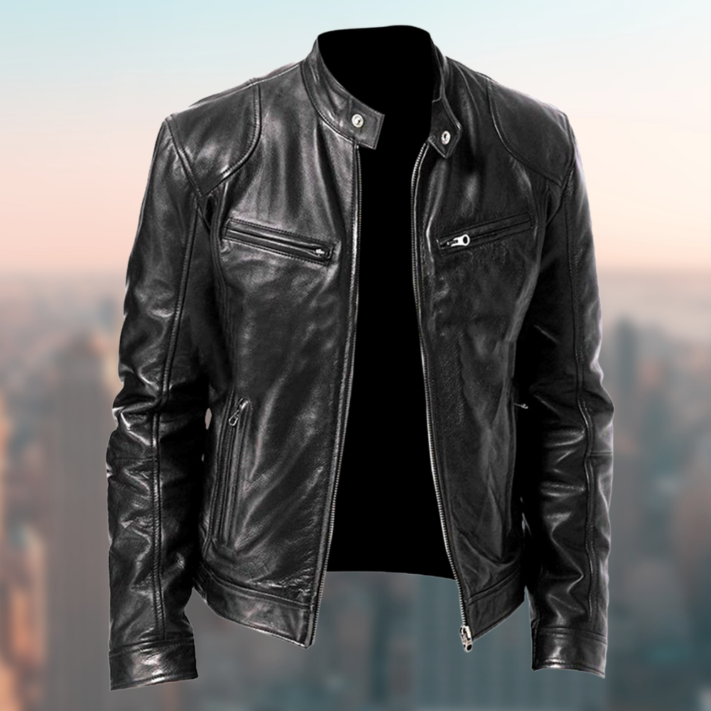 Stijlvol heren casual jack, perfect voor lente, herfst en milde winters. Tijdloze buitenkleding voor elke man.