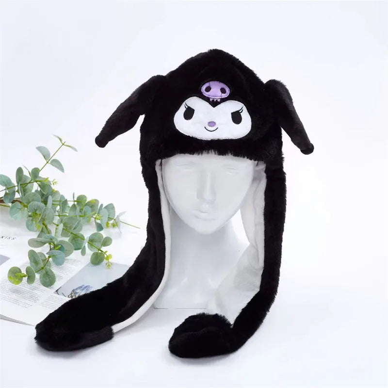 Cosplay pluche muts met flexibele en bewegende oren
