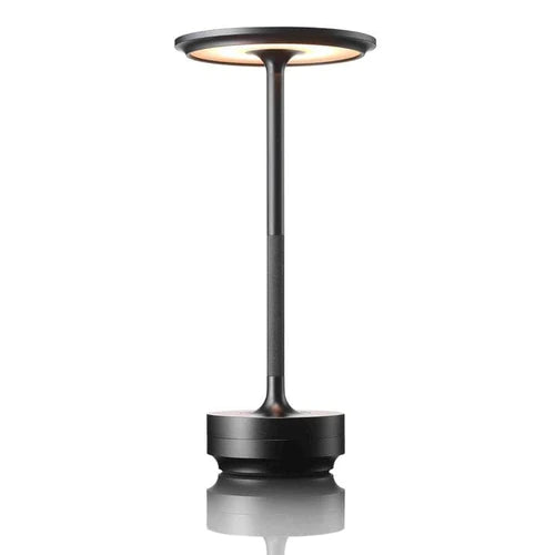 Luxe Scandinavische draadloze tafellamp met dimbaar LED licht. Ideaal als draagbare sfeerlamp voor binnen/buiten.