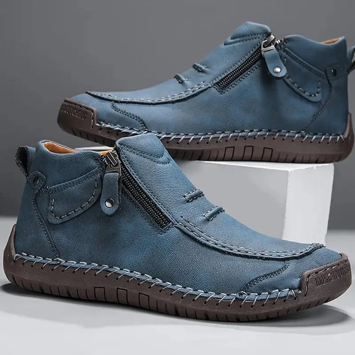 Comfortabele unisex orthopedische enkellaarzen met zijrits, perfect voor langdurig draagcomfort.