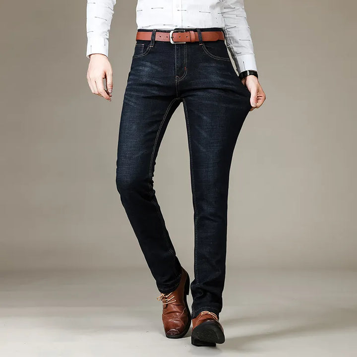 Heren jeans comfortabele tailleband