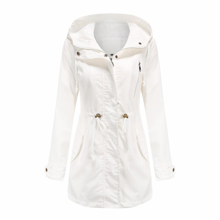 Modieuze dames trenchcoat, gestyled voor een veelzijdige look. Stijlvol en comfortabel, perfecte bovenkleding.