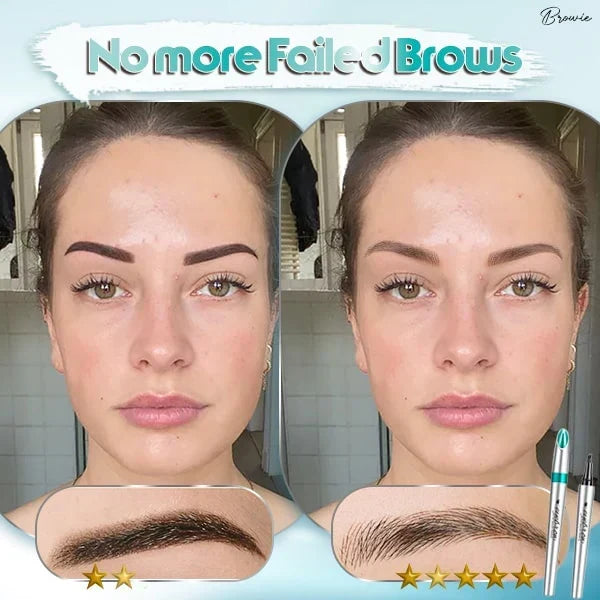 Duo van microblading wenkbrauwpennen in twee kleuropties