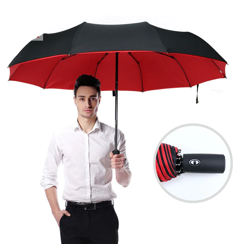 De ultieme winddichte stormparaplu: automatisch, compact, en beschermt tegen elk weertype.