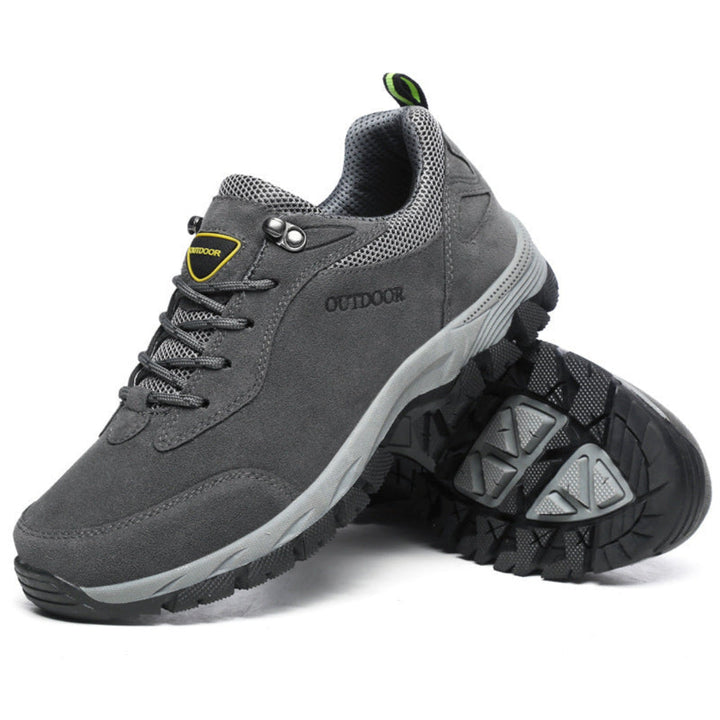 Heren orthopedische wandelschoen met robuuste zool, biedt superieur comfort en ondersteuning voor herenmode outdoor wandelen.