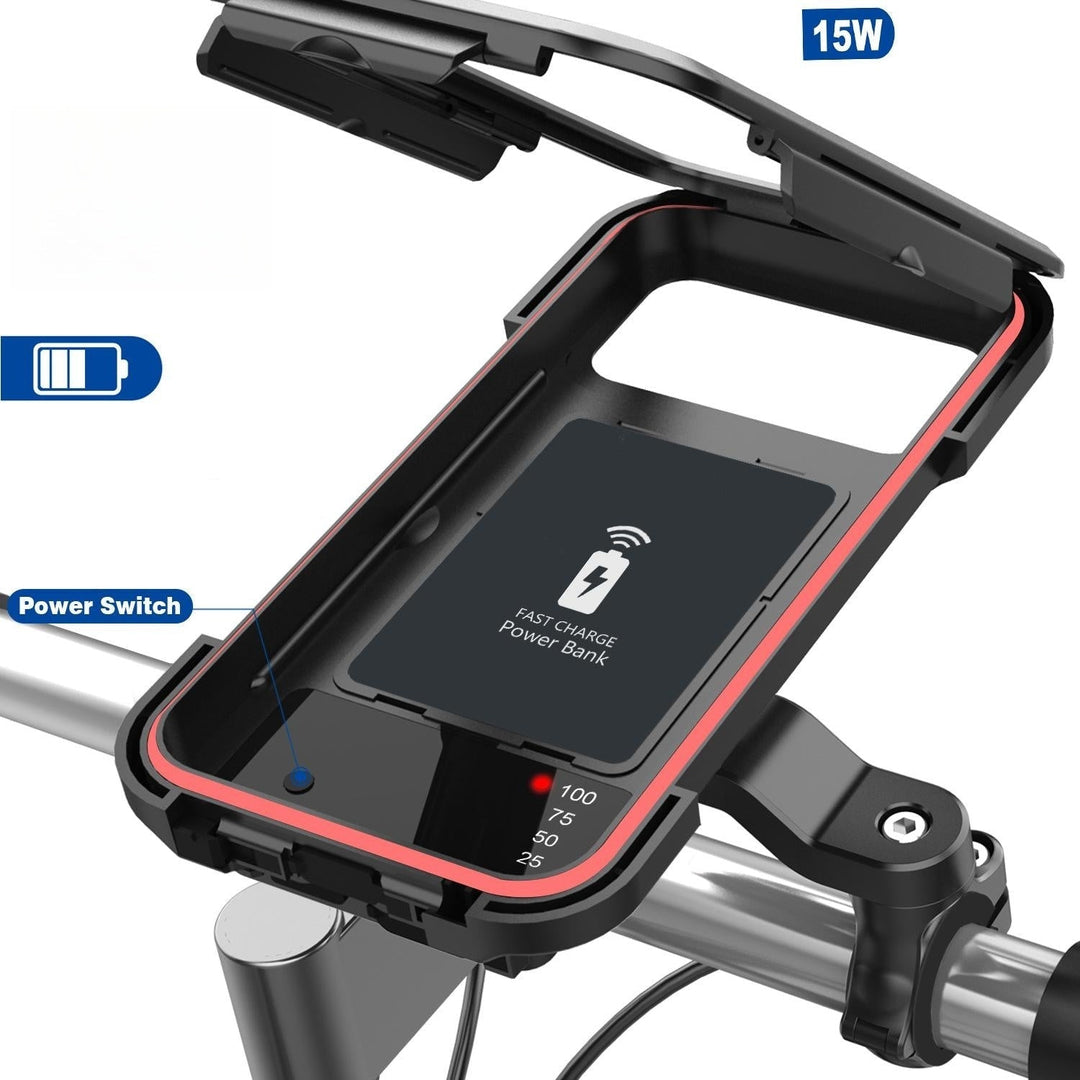 Universele e-bike telefoonhouder met touchscreen venster
