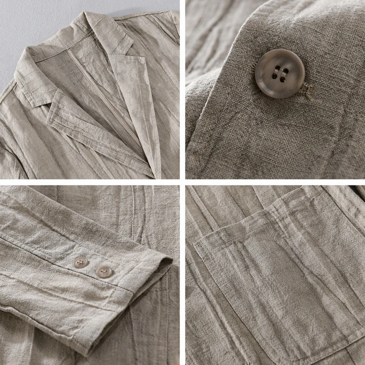 Stijlvolle heren blazer voor casual zomer- of herfstlooks. Comfortabel jasje, perfect als bovenkleding.