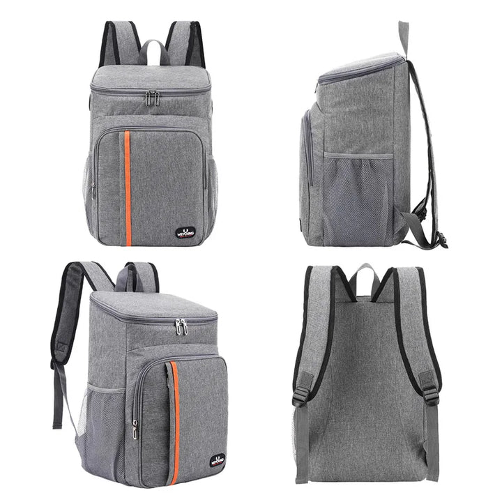 Duurzame 18L koeltas/lunchtas met waterdichte thermische isolatie, perfect voor maaltijden onderweg.