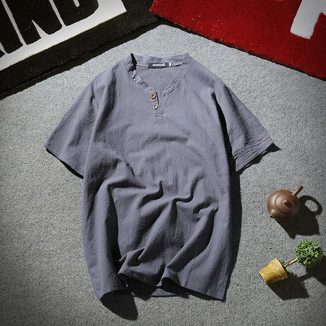 Comfortabel heren shirt, perfect voor warme temperaturen