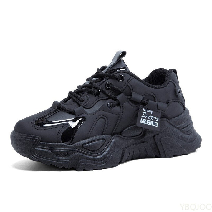 Casual beige damessneakers met grove zool voor dagelijks comfort