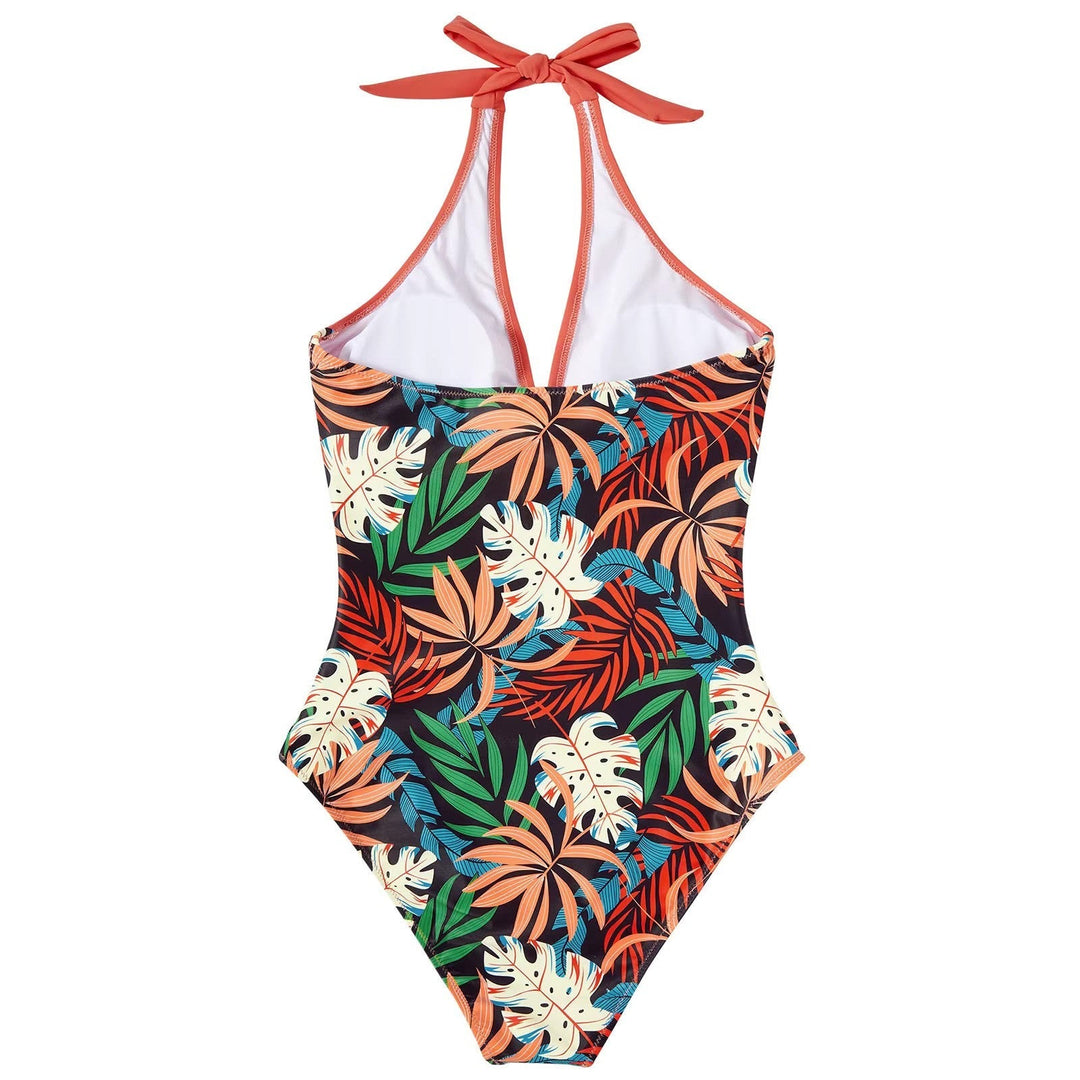 Modieuze hoge taille bikini voor dames, biedt comfort en een flatterend silhouet. Trendy strandkleding.