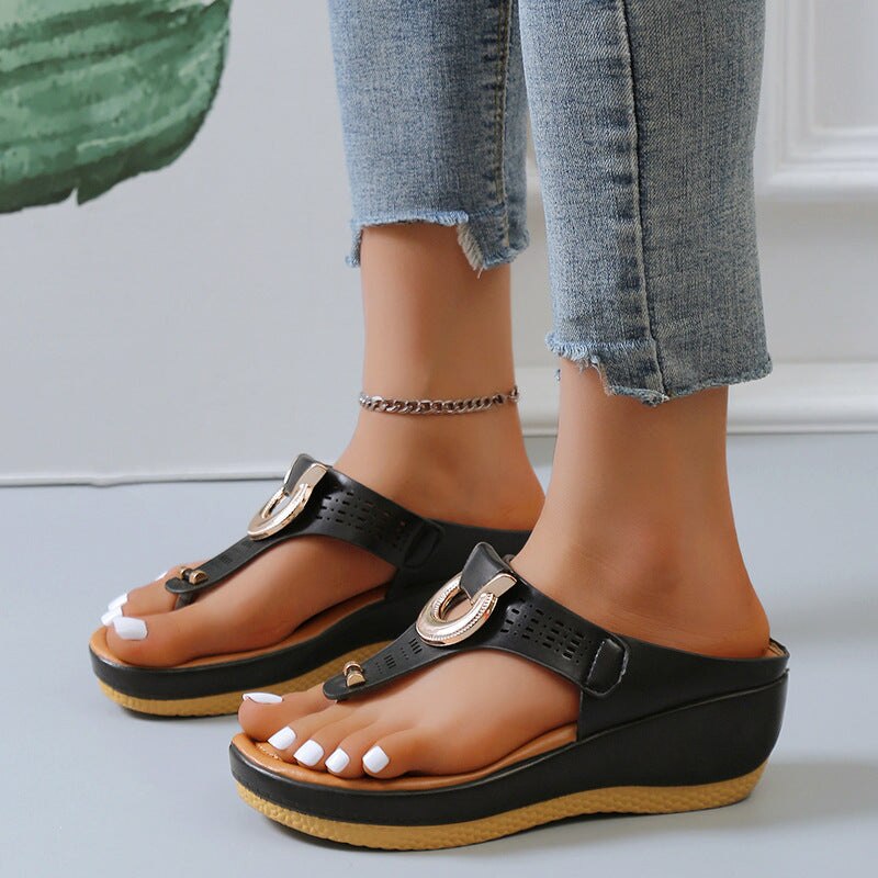 Stijlvolle roze zomerschoenen voor dames met ergonomisch voetbed