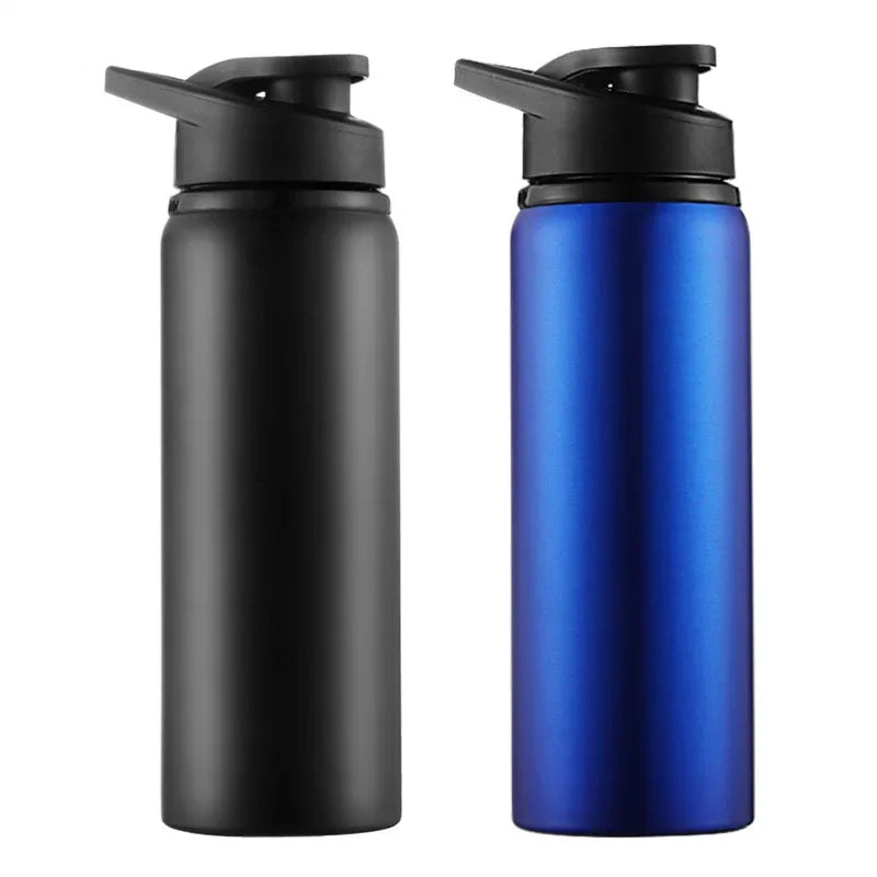 Unisex robuuste outdoor sport waterfles van roestvrij staal voor fitness en fietsen