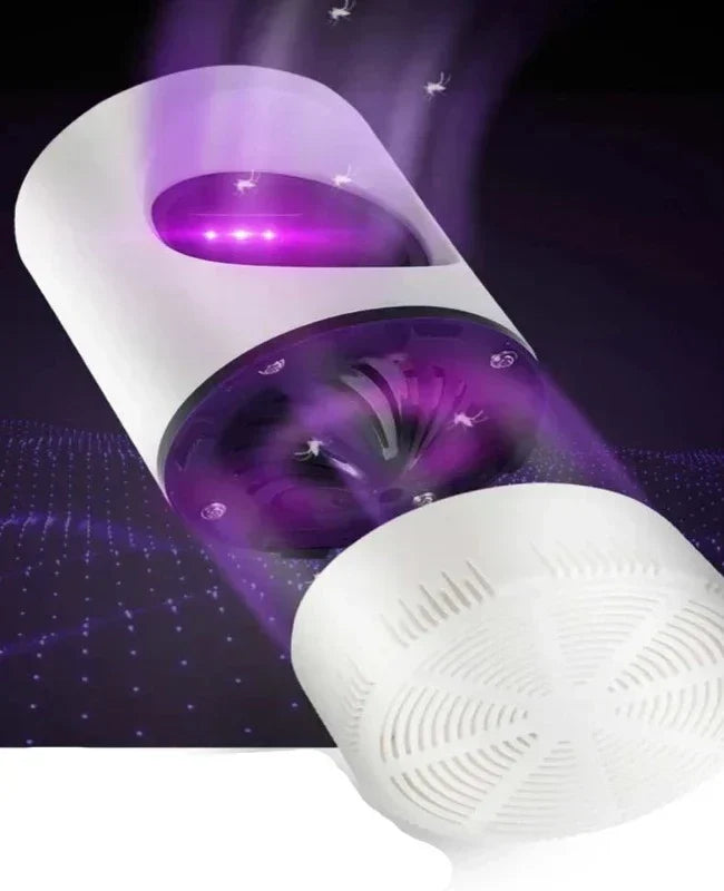 Innovatieve muggenlamp voor binnen, creëert een rustige, insectenvrije omgeving.