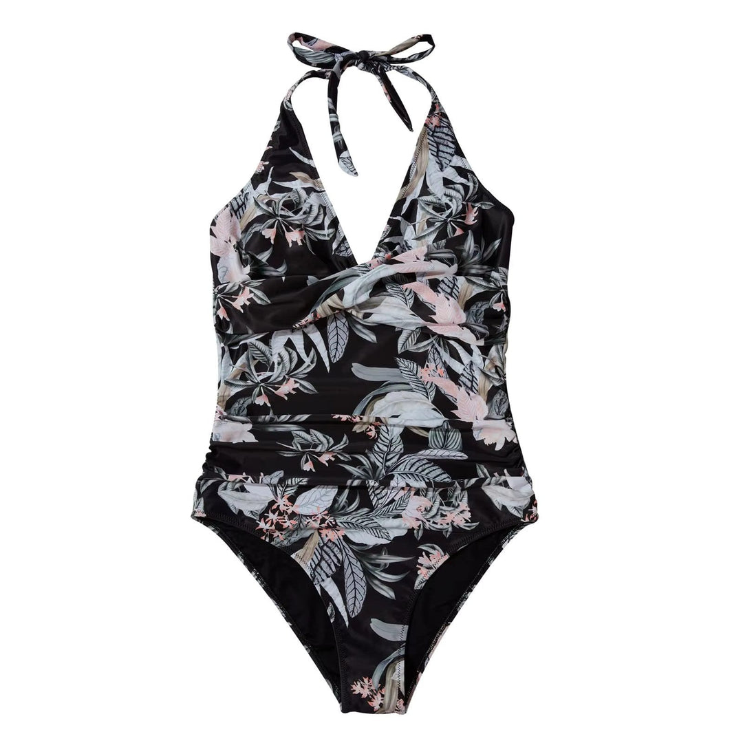 Trendy dames bikini met push-up en hoge taille, ideale strandkleding voor een stijlvolle zomerlook.