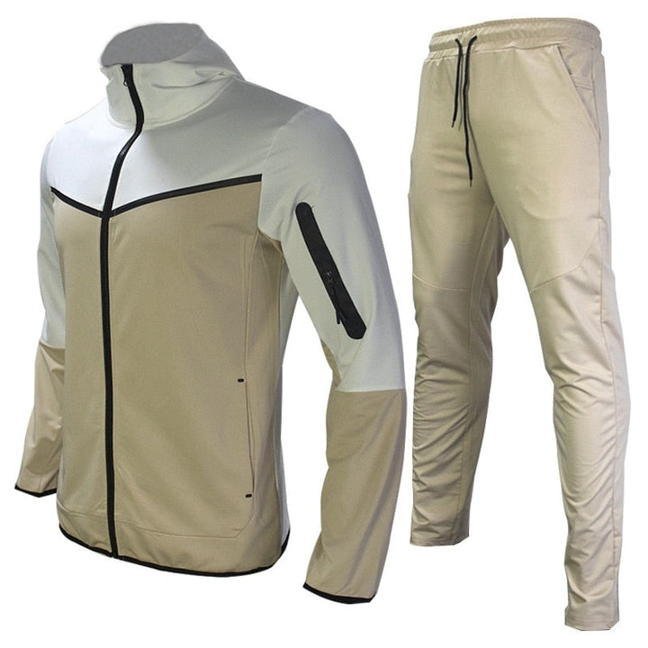 Stijlvol heren trainingspak Taavi, met hoodie en broek. Essentiële sportkleding voor heren mode.