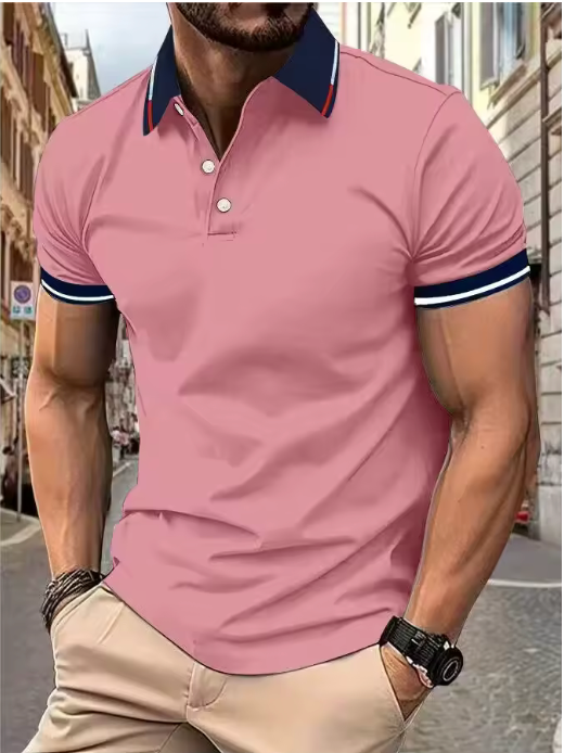 Casual Hoymans heren polo, comfortabel en modieus. Perfect als stijlvolle bovenkleding voor mannen.