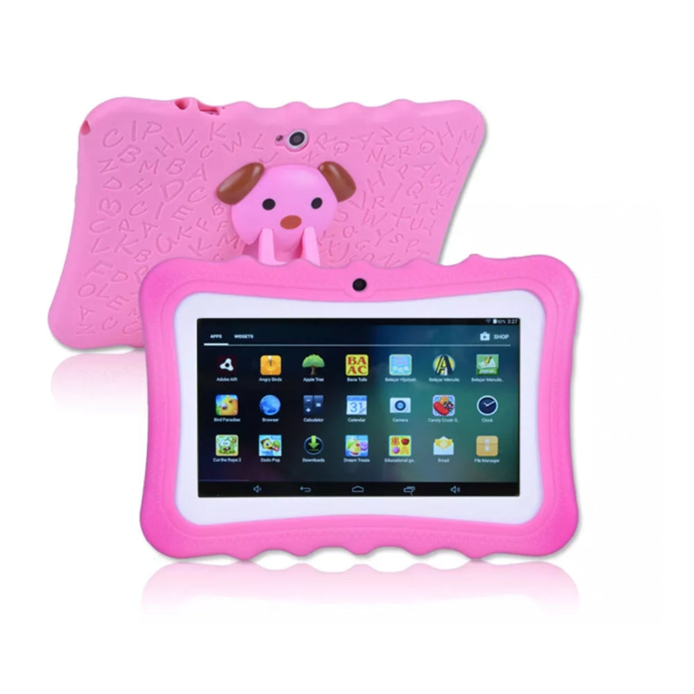 Kindertablet SmartKid 7 inch met beschermhoes en handvat voor kinderen