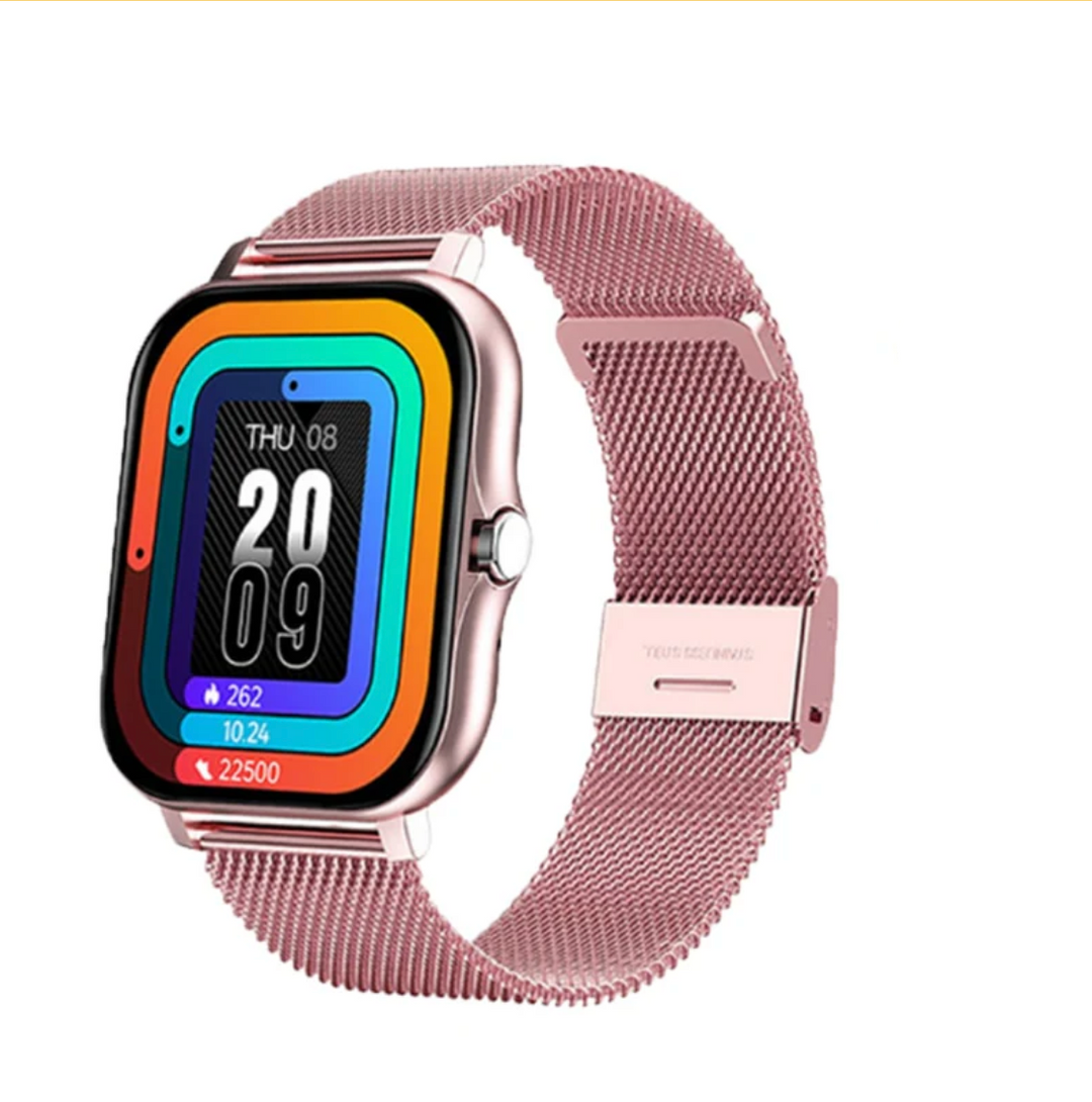 Dames smartwatch in strak design, functionele activity tracker en bluetooth accessoire voor dagelijks gebruik.