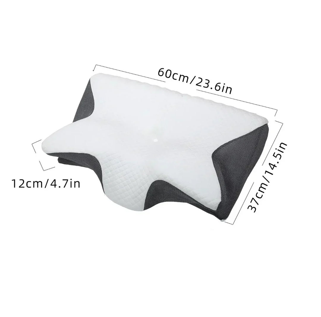 Dit ergonomische nekpijn kussen van geheugenschuim garandeert een comfortabele en ondersteunende nachtrust.