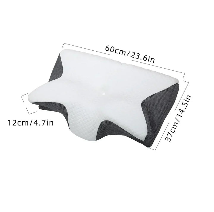 Dit ergonomische nekpijn kussen van geheugenschuim garandeert een comfortabele en ondersteunende nachtrust.