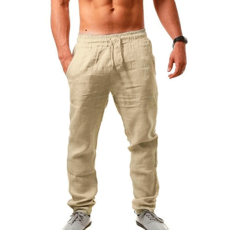 Ademende Jorian zomerbroek voor heren, perfect voor warme dagen en ontspanning.