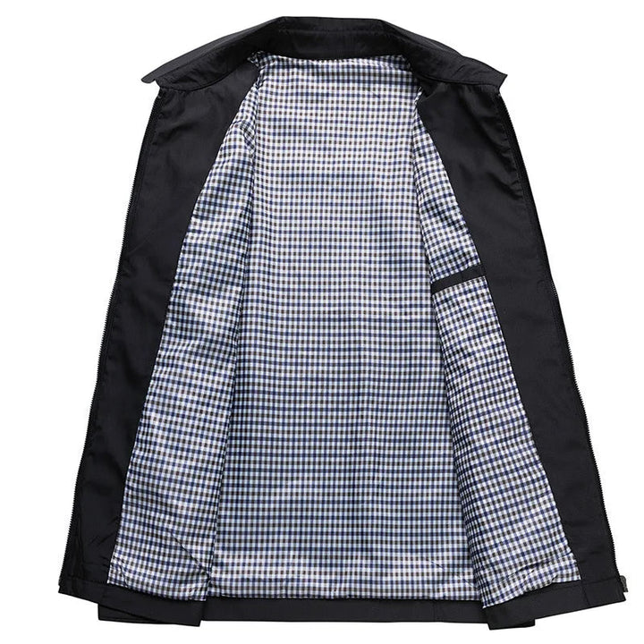 Veelzijdige herenjas in diverse kleuren, geschikt voor alle seizoenen en weersomstandigheden.