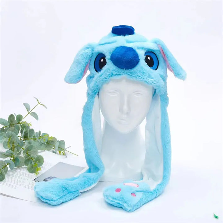 Schattig cadeau: pluche hoed met zachte beweegbare oren