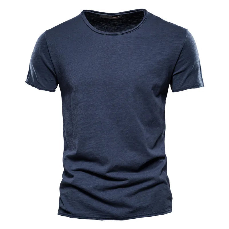 Groen heren T-shirt, casual stijl, ronde hals, ideaal voor dagelijks gebruik.