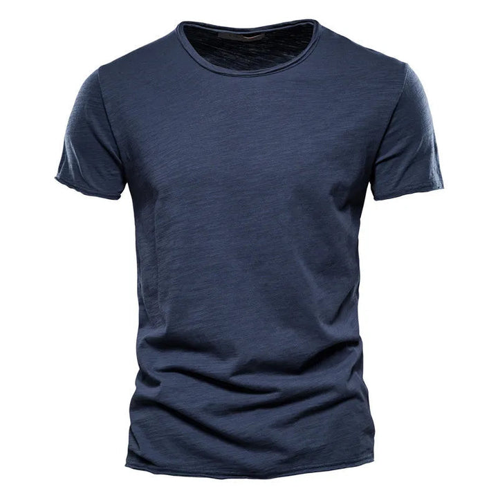 Groen heren T-shirt, casual stijl, ronde hals, ideaal voor dagelijks gebruik.