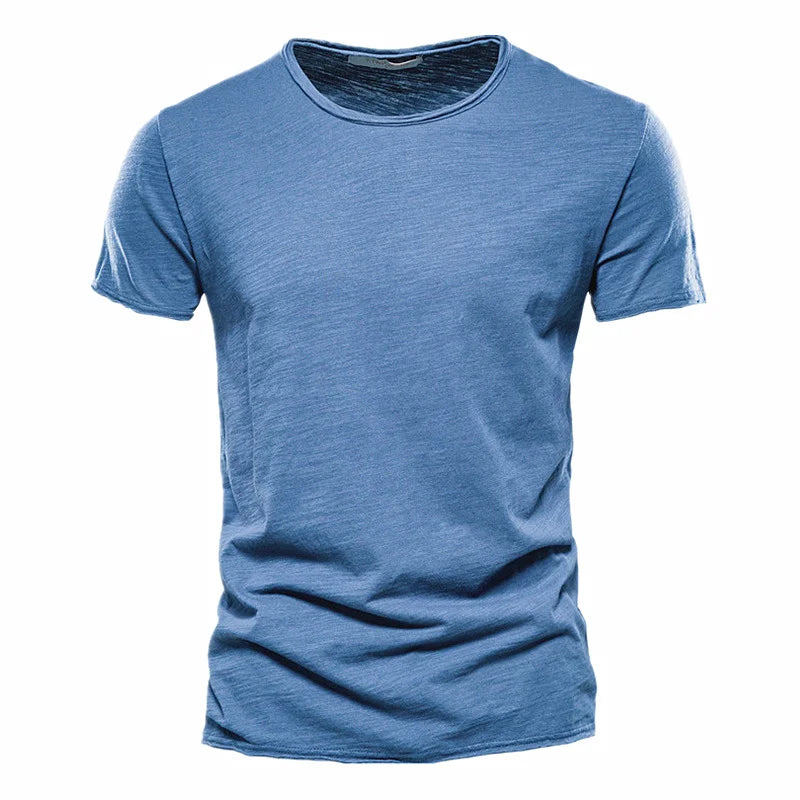 Wit heren T-shirt, essentieel item, tijdloos en stijlvol, voor elke gelegenheid.