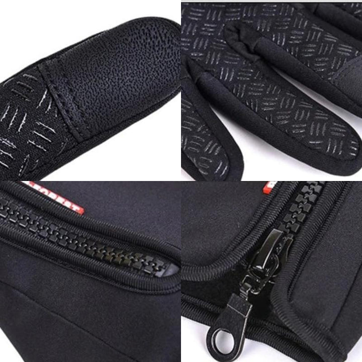Veelzijdige unisex thermische winterhandschoenen, ontworpen voor warmte, waterdichtheid en gebruiksgemak buiten.