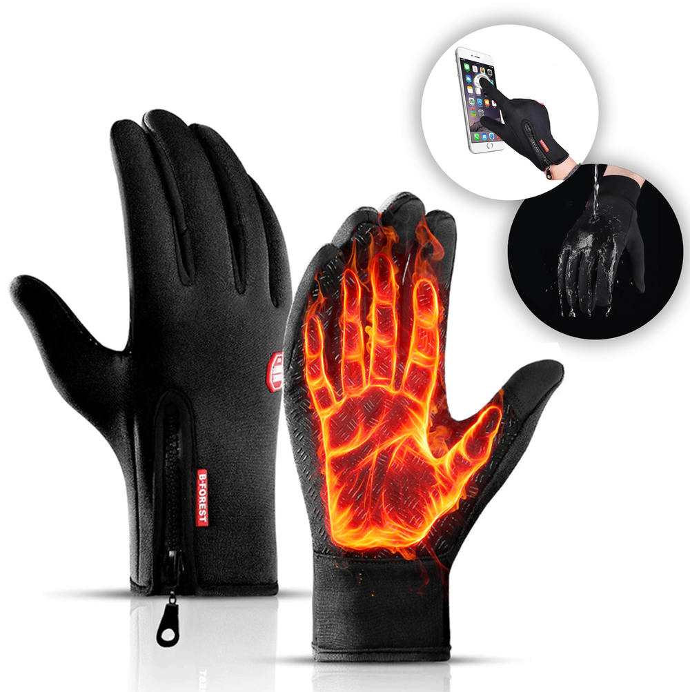 Waterdichte en winddichte unisex winterhandschoenen, perfect voor koudebescherming tijdens sporten.