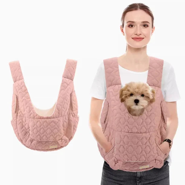 Zijdezachte binnenkant van de hondendraagtas voor extra comfort