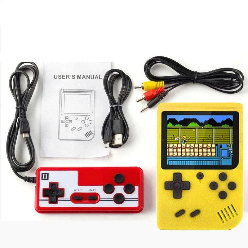 Beleef klassieke gaming op een moderne manier met deze draagbare retroconsole vol videospellen.