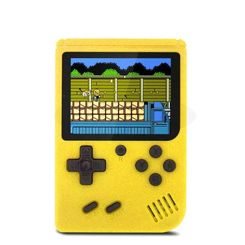 Compacte draagbare retroconsole voor gaming onderweg, inclusief 400 iconische klassieke videospellen.