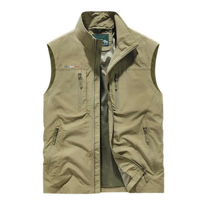 Stijlvolle heren waterdichte bodywarmer voor outdoor activiteiten en dagelijks gebruik