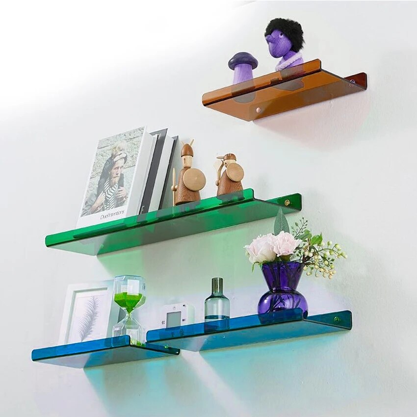 Veelzijdige zwevende plank industrieel voor opbergen & decoratie, geschikt voor woonkamer, badkamer of keuken.