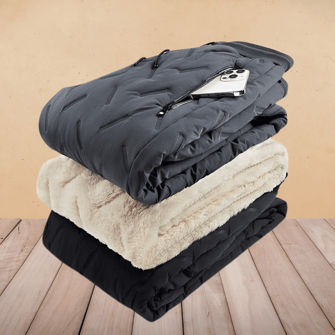 Stijlvolle pasvorm van de heren winterbroek in de kleur grijs