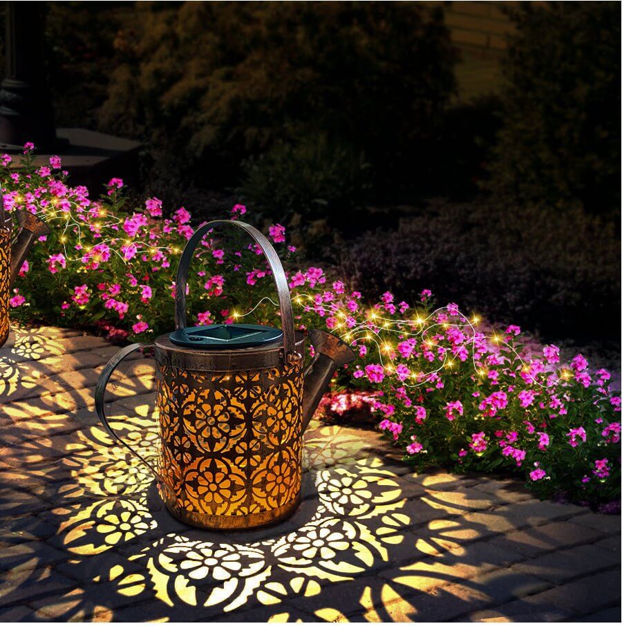 Buiten Solar Stervormige Lichtslinger - 80cm
